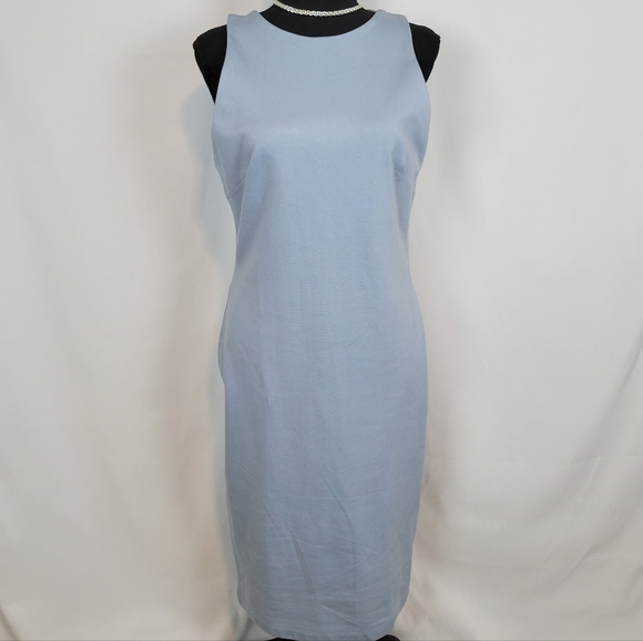 Fashion Nova Dresses New Fashion Nova Body Sculpting Midi Dress In Light Blue Size Xl Poshmark
